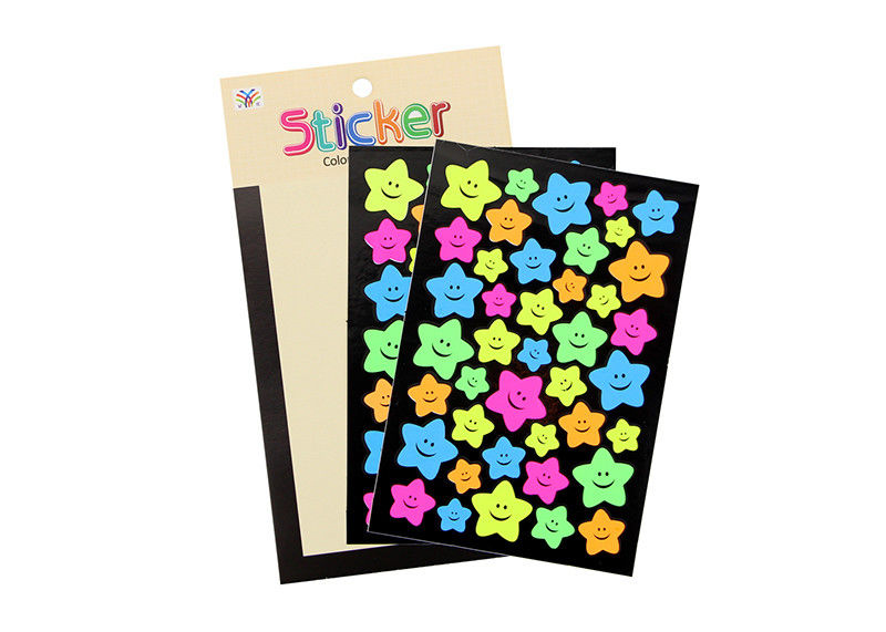 Well Kiss Cutting Star Paper Kids Sticker Printing Star Paper Sticker Kids Sticker